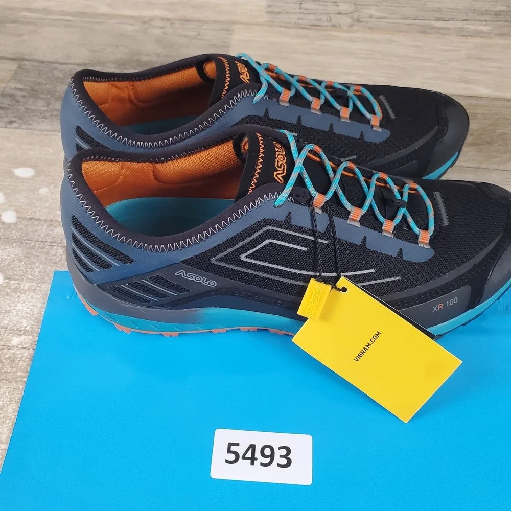 Asolo RX 100 ML Womens Hiking Shoes Sz 7.5 Black Mesh Lace Up Low Top Sneakers